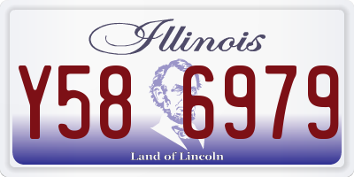 IL license plate Y586979