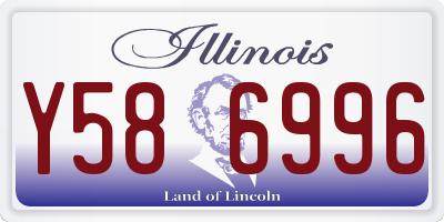 IL license plate Y586996