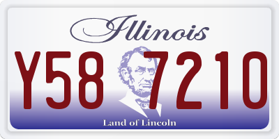 IL license plate Y587210