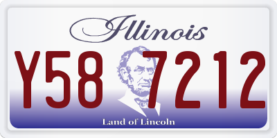 IL license plate Y587212