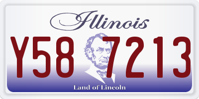 IL license plate Y587213