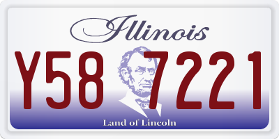 IL license plate Y587221
