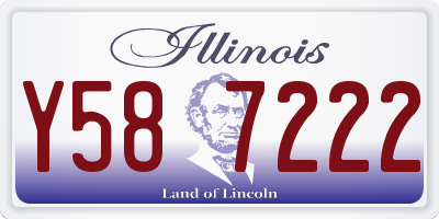 IL license plate Y587222