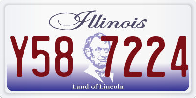 IL license plate Y587224