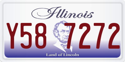 IL license plate Y587272