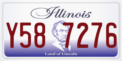 IL license plate Y587276