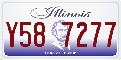 IL license plate Y587277