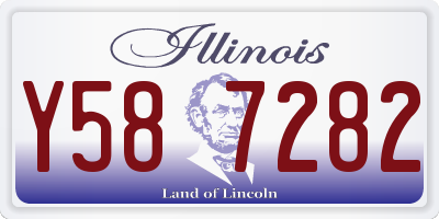 IL license plate Y587282