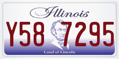 IL license plate Y587295