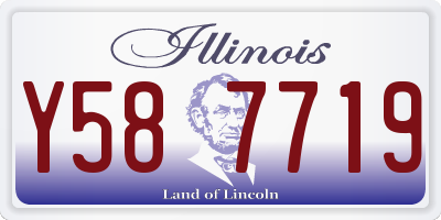 IL license plate Y587719