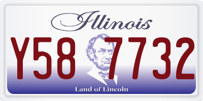 IL license plate Y587732