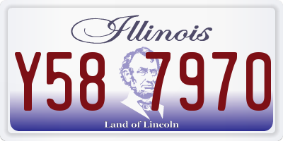 IL license plate Y587970