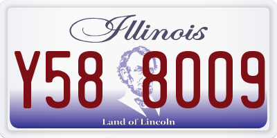 IL license plate Y588009