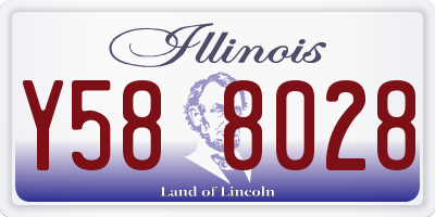 IL license plate Y588028