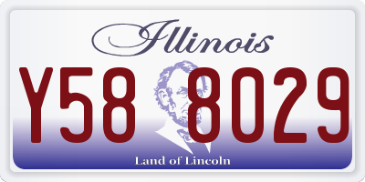IL license plate Y588029