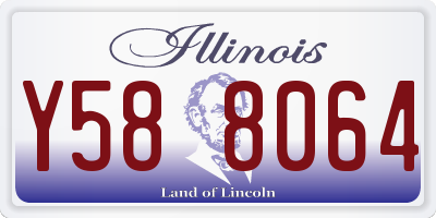 IL license plate Y588064