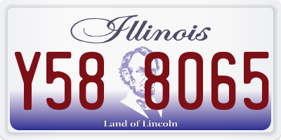 IL license plate Y588065
