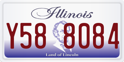 IL license plate Y588084