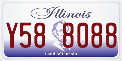 IL license plate Y588088