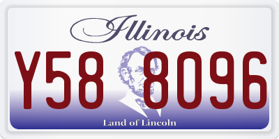 IL license plate Y588096