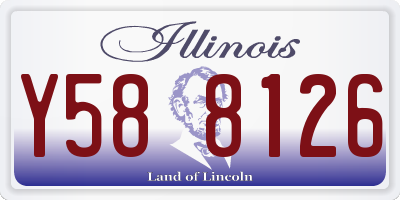 IL license plate Y588126