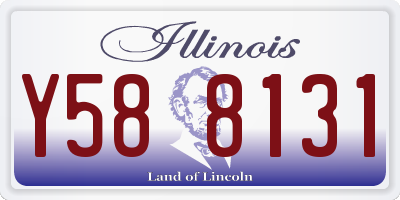 IL license plate Y588131