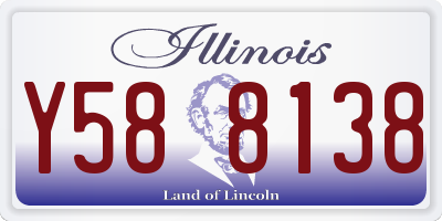 IL license plate Y588138