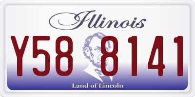 IL license plate Y588141