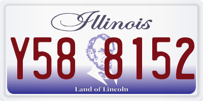 IL license plate Y588152