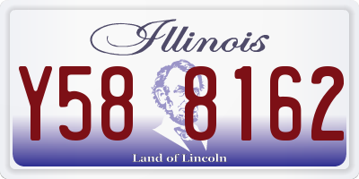 IL license plate Y588162
