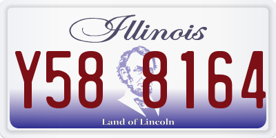 IL license plate Y588164
