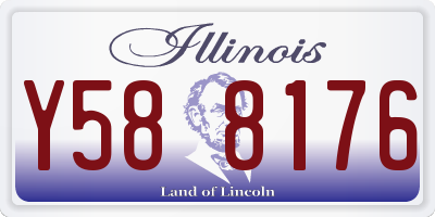 IL license plate Y588176