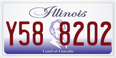 IL license plate Y588202