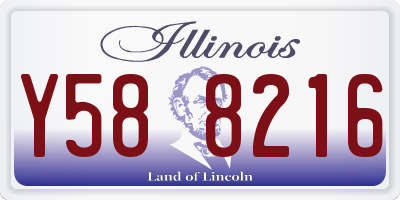 IL license plate Y588216
