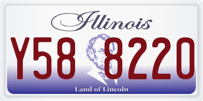 IL license plate Y588220