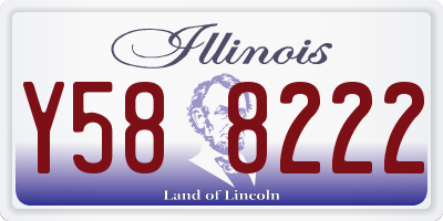 IL license plate Y588222