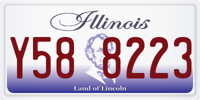 IL license plate Y588223