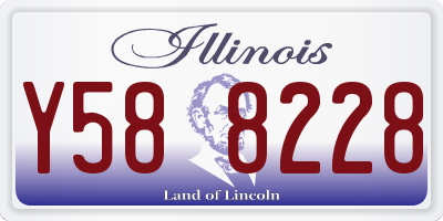 IL license plate Y588228