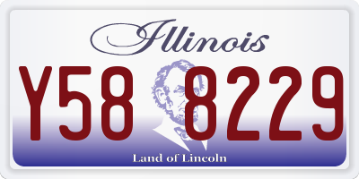 IL license plate Y588229