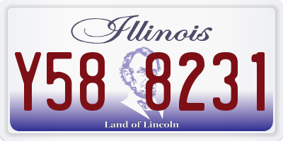 IL license plate Y588231