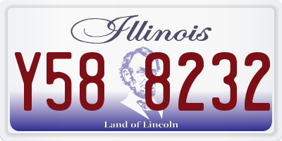 IL license plate Y588232