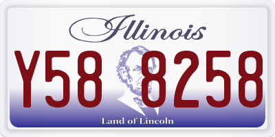 IL license plate Y588258