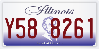IL license plate Y588261