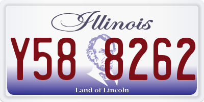 IL license plate Y588262