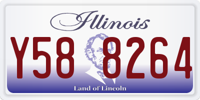 IL license plate Y588264