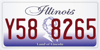 IL license plate Y588265