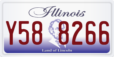 IL license plate Y588266
