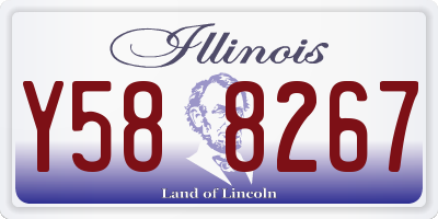 IL license plate Y588267