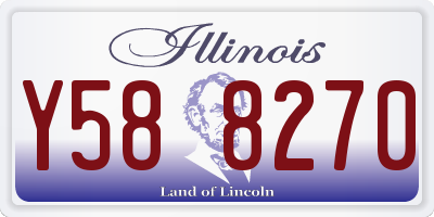 IL license plate Y588270