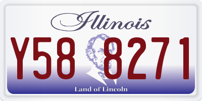 IL license plate Y588271
